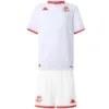 Túnez Niños Conjunto 2026 Segunda Blanco - Túnez Niños Barata | escamisetasfutbol