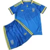 Ucrania Niños Conjunto 2026 Segunda Azul - Ucrania Niños Barata | escamisetasfutbol