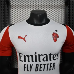 AC Milan Camiseta Edición Jugadores 2025 2026 Segunda Blanca - Camiseta Ac Milan | escamisetasfutbol