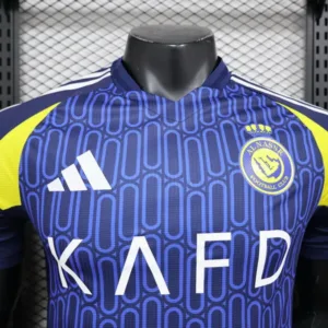 Al-Nassr FC Camiseta Edición Jugadores 2024 2025 Segunda Azul - Camiseta Al Nassr Fc | escamisetasfutbol