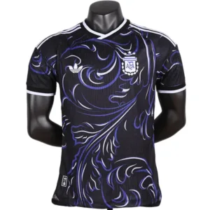 Argentina Camiseta Edición Jugadores 2026 Segunda Negra - Camiseta Argentina | escamisetasfutbol