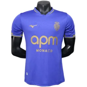 AS Monaco Camiseta Edición Jugadores 2025 2026 Segunda Azul - Camiseta As Monaco | escamisetasfutbol
