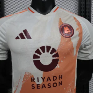 AS Roma Camiseta Edición Jugadores 2024 2025 Segunda Blanca - Camiseta As Roma | escamisetasfutbol