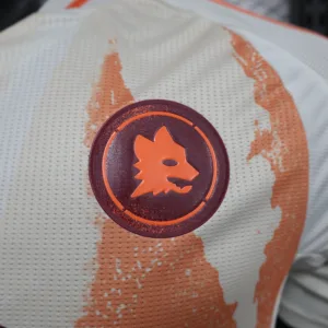 AS Roma Camiseta Edición Jugadores 2024 2025 Segunda Blanca - Camiseta As Roma | escamisetasfutbol