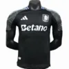 Aston Villa Camiseta Edición Jugadores 2025 2026 Segunda Negra - Camiseta Aston Villa | escamisetasfutbol