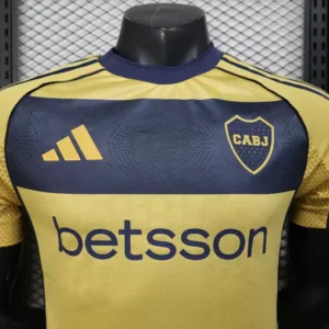 Boca Juniors Camiseta Edición Jugadores 2025 2026 Segunda Amarilla - Camiseta Boca Juniors | escamisetasfutbol