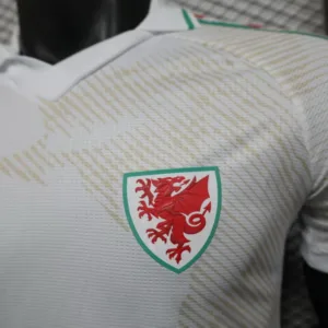 Gales Camiseta Edición Jugadores 2026 Segunda Blanca - Camiseta Gales Rugby | escamisetasfutbol