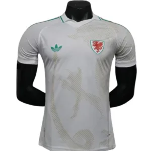 Gales Camiseta Edición Jugadores 2026 Segunda Blanca - Camiseta Gales Rugby | escamisetasfutbol