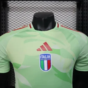 Italia Camiseta Edición Jugadores 2025 Segunda Verde - Camiseta Italia | escamisetasfutbol