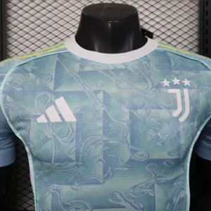 Juventus Camiseta Edición Jugadores 2025 2026 Segunda Verde - Camiseta Juventus | escamisetasfutbol