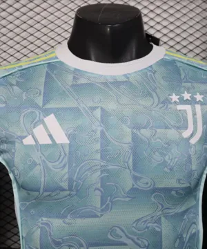 Juventus Camiseta Edición Jugadores 2025 2026 Segunda Verde - Camiseta Juventus | escamisetasfutbol