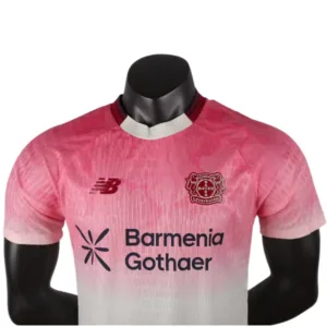 Bayer 04 Leverkusen Camiseta Edición Jugadores 2025 2026 Segunda Rosa - Camiseta Bayer 04 Leverkusen | escamisetas-futbol.com