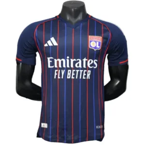 Lyon Camiseta Edición Jugadores 2025 2026 Segunda Azul - Camiseta Lyon | escamisetasfutbol