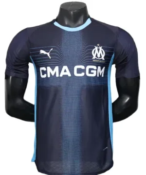 Marsella Camiseta Edición Jugadores 2025 2026 Segunda Negra - Camiseta Marsella | escamisetasfutbol