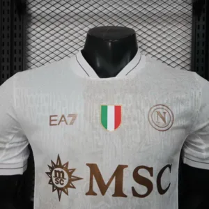 SSC Napoli Camiseta Edición Jugadores 2025 2026 Segunda Amarilla - Camiseta Serie A SSC Napoli | escamisetasfutbol