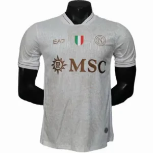 SSC Napoli Camiseta Edición Jugadores 2025 2026 Segunda Amarilla - Camiseta Serie A SSC Napoli | escamisetasfutbol