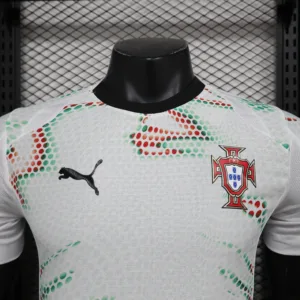 Portugal Camiseta Edición Jugadores 2025 Segunda Blanca - Camiseta Portugal | escamisetasfutbol