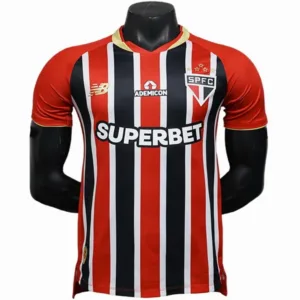 São Paulo Camiseta Edición Jugadores 2025 2026 Segunda Roja - Camiseta São Paulo 2026 | escamisetasfutbol