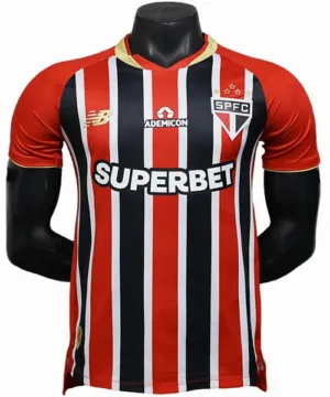 São Paulo Camiseta Edición Jugadores 2025 2026 Segunda Roja - Camiseta São Paulo 2026 | escamisetasfutbol