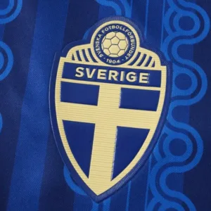 Suecia Camiseta Edición Jugadores 2026 Segunda Azul - Camiseta Viva Suecia | escamisetasfutbol
