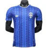Suecia Camiseta Edición Jugadores 2026 Segunda Azul - Camiseta Viva Suecia | escamisetasfutbol