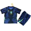 Brasil Niños Conjunto Edición Jugadores 2026 Segunda Azul - Equipacion Brasil Niños | escamisetasfutbol