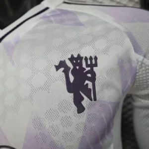 Manchester United Camiseta Edición Jugadores 2025 2026 Segunda Blanca - Camiseta Manchester United | escamisetasfutbol