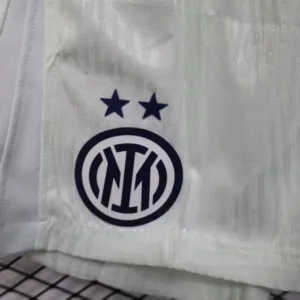 Inter Milán Pantalones Edición Jugadores 2025 2026 Segunda Blanco - Pantaloncini Inter Milán | escamisetasfutbol