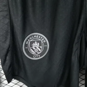 Manchester City Pantalones Edición Jugadores 2025 2026 Segunda Negro - Maglia Manchester City | escamisetasfutbol