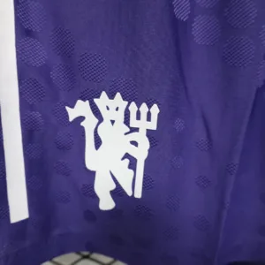 Manchester United Pantalones Edición Jugadores 2025 2026 Segunda Púrpura - Maglia Manchester United | escamisetasfutbol