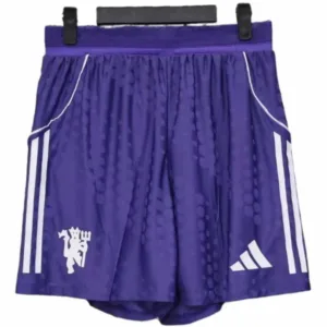 Manchester United Pantalones Edición Jugadores 2025 2026 Segunda Púrpura - Maglia Manchester United | escamisetasfutbol