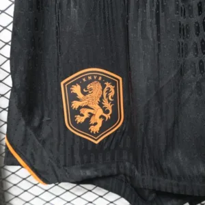 Países Bajos Pantalones Edición Jugadores 2026 Segunda Negro - Pantalón Países Bajos | escamisetasfutbol