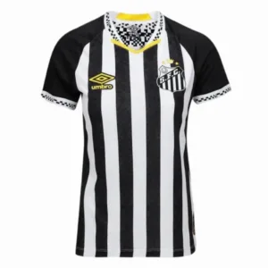 Santos FC Mujer Camiseta 2025 2026 Segunda Negra - Camisetas De Futbol Personalizadas | escamisetasfutbol