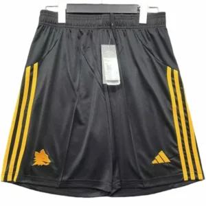 AS Roma Pantalones 2025 2026 Segunda Negro - Maglia As Roma | escamisetasfutbol