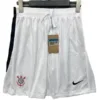 Corinthians Paulista Pantalones 2025 2026 Segunda Blanco - Corinthians Paulista 2026 | escamisetasfutbol