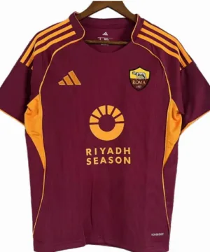 AS Roma Camiseta 2025 2026 Casa Roja - Camiseta As Roma | escamisetasfutbol