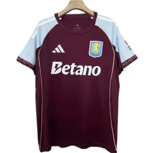 Aston Villa Camiseta 2025 2026 Casa Roja - Camiseta Aston Villa | escamisetasfutbol