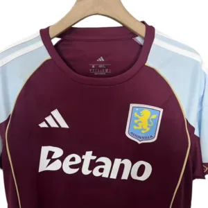 Aston Villa Camiseta 2025 2026 Casa Roja - Camiseta Aston Villa | escamisetasfutbol