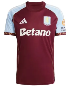 Aston Villa Camiseta 2025 2026 Casa Roja - Camiseta Aston Villa | escamisetasfutbol