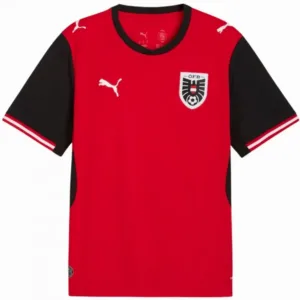 Austria Camiseta 2026 Casa Roja - Camiseta Austria 2026 | escamisetasfutbol