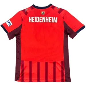 1. FC Heidenheim Camiseta 2025 2026 Casa Roja - 1 Fc Heidenheim 1846 Camiseta | escamisetas-futbol.com