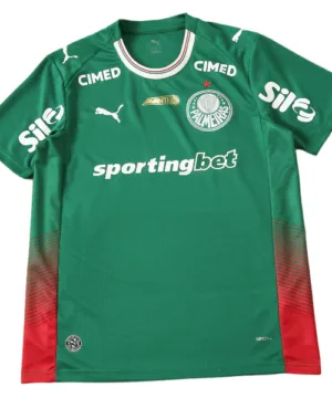 SE Palmeiras Camiseta 2026 2027 Casa Verde - Camiseta Kidsuper X Se Palmeiras Graphic Masculina | escamisetasfutbol