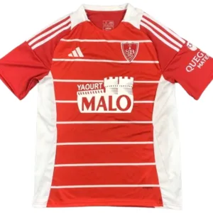 Stade Brestois Camiseta 2024 2025 Casa Roja - Camiseta Stade Brestois | escamisetasfutbol