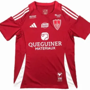 Stade Brestois Camiseta 2024 2025 Casa Roja - Camiseta Stade Brestois | escamisetasfutbol