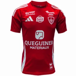 Stade Brestois Camiseta 2024 2025 Casa Roja - Camiseta Stade Brestois | escamisetasfutbol