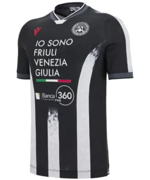 Udinese Camiseta 2025 2026 Casa Negra - Camiseta Serie A Udinese | escamisetasfutbol