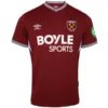 West Ham United Camiseta 2025 2026 Casa Roja - Camiseta West Ham United | escamisetasfutbol