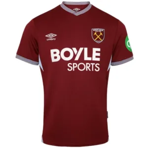 West Ham United Camiseta 2025 2026 Casa Roja - Camiseta West Ham United | escamisetasfutbol
