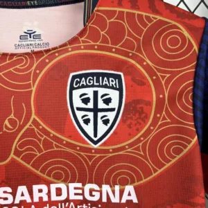 Cagliari Calcio Camiseta 2025 2026 Especial Roja - Camiseta Serie A Cagliari Calcio | escamisetasfutbol