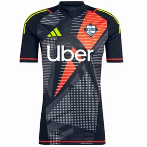 Como 1907 Camiseta 2024 2025 Portero Negra - Camiseta Serie A Como 1907 | escamisetasfutbol